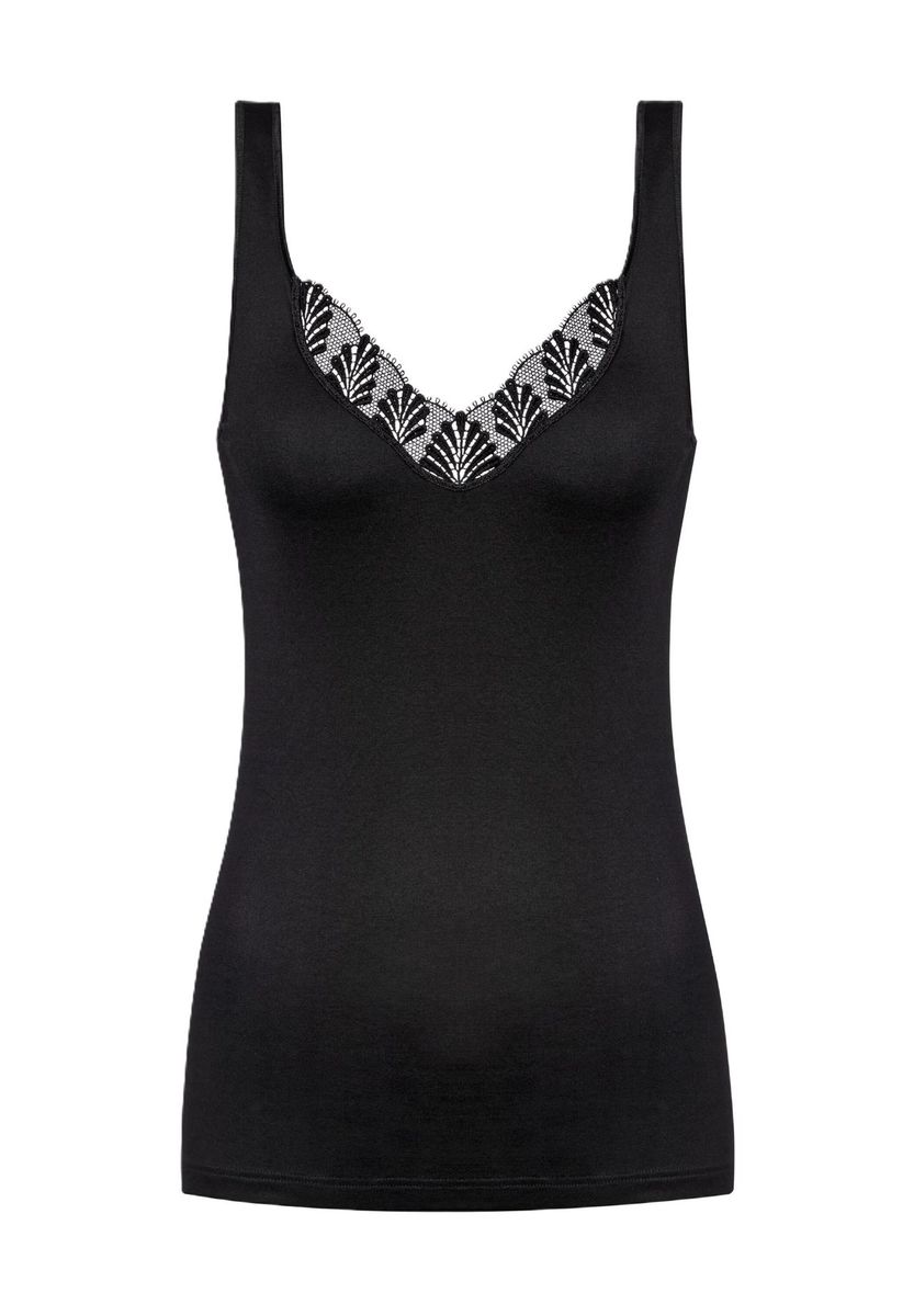 Elegantes Tanktop mit Spitzendetails