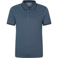 Strukturiertes Piqué-Slub Poloshirt