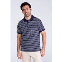 Gestreiftes Poloshirt aus Bio-Baumwolle
