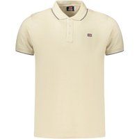 Klassisches Baumwoll-Poloshirt mit Kontraststreifen