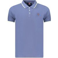 Baumwoll-Polo mit Kontrastfarbenen Kanten