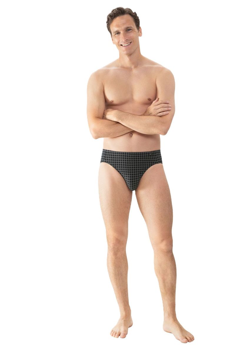 Herren Slip mit geometrischem Muster