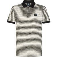 Gestreiftes Kurzarm-Poloshirt
