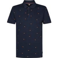 Piqué-Poloshirt mit Allover-Muster
