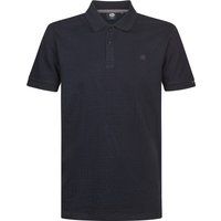 Strukturiertes Piqué-Poloshirt aus Baumwolle
