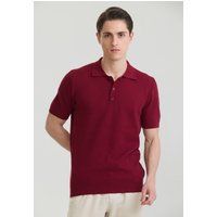 Klassisches Kurzarm-Strickpoloshirt