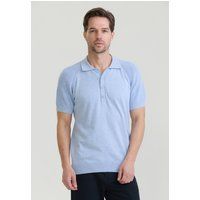 Kurzärmeliges Strick-Polo aus Baumwolle