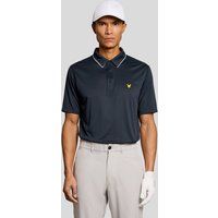 Performance-Golfpoloshirt mit Kontrastkragen