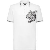 Polo-Shirt mit Tiger-Grafikprint
