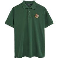 Klassisches Piqué-Polo mit Wappen