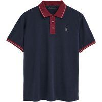 Piqué-Poloshirt mit Kontrastdetails