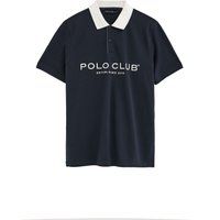 Piqué-Poloshirt mit Logo-Print
