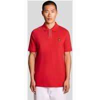 Klassisches Poloshirt mit Kontrastleiste