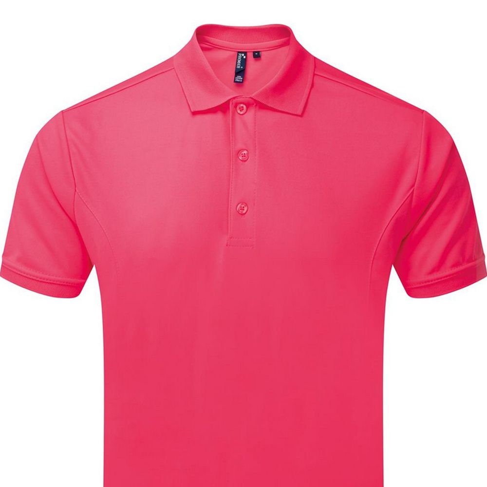 Körperbetontes Performance-Piqué-Poloshirt
