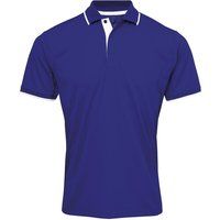 Performance-Poloshirt mit Kontraststreifen