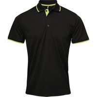 Poloshirt mit Kontrastbesatz und Funktionsgewebe