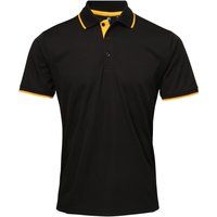 Performance-Poloshirt mit Kontraststreifen