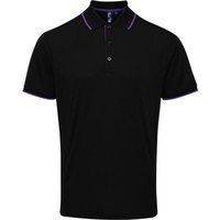 Performance-Poloshirt mit Kontraststreifen