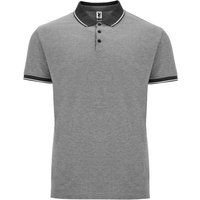 Baumwoll-Piqué-Poloshirt mit Kontrastpaspeln