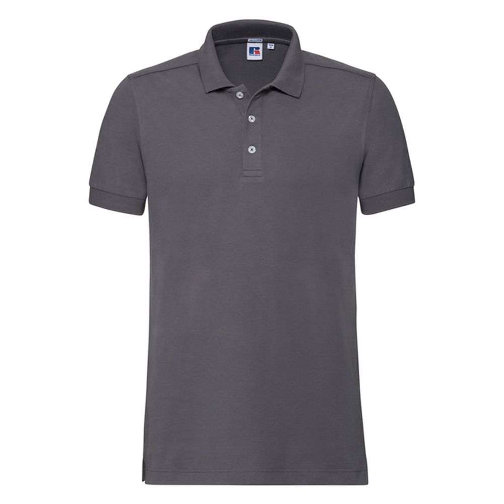 Schmal geschnittenes Baumwoll-Poloshirt