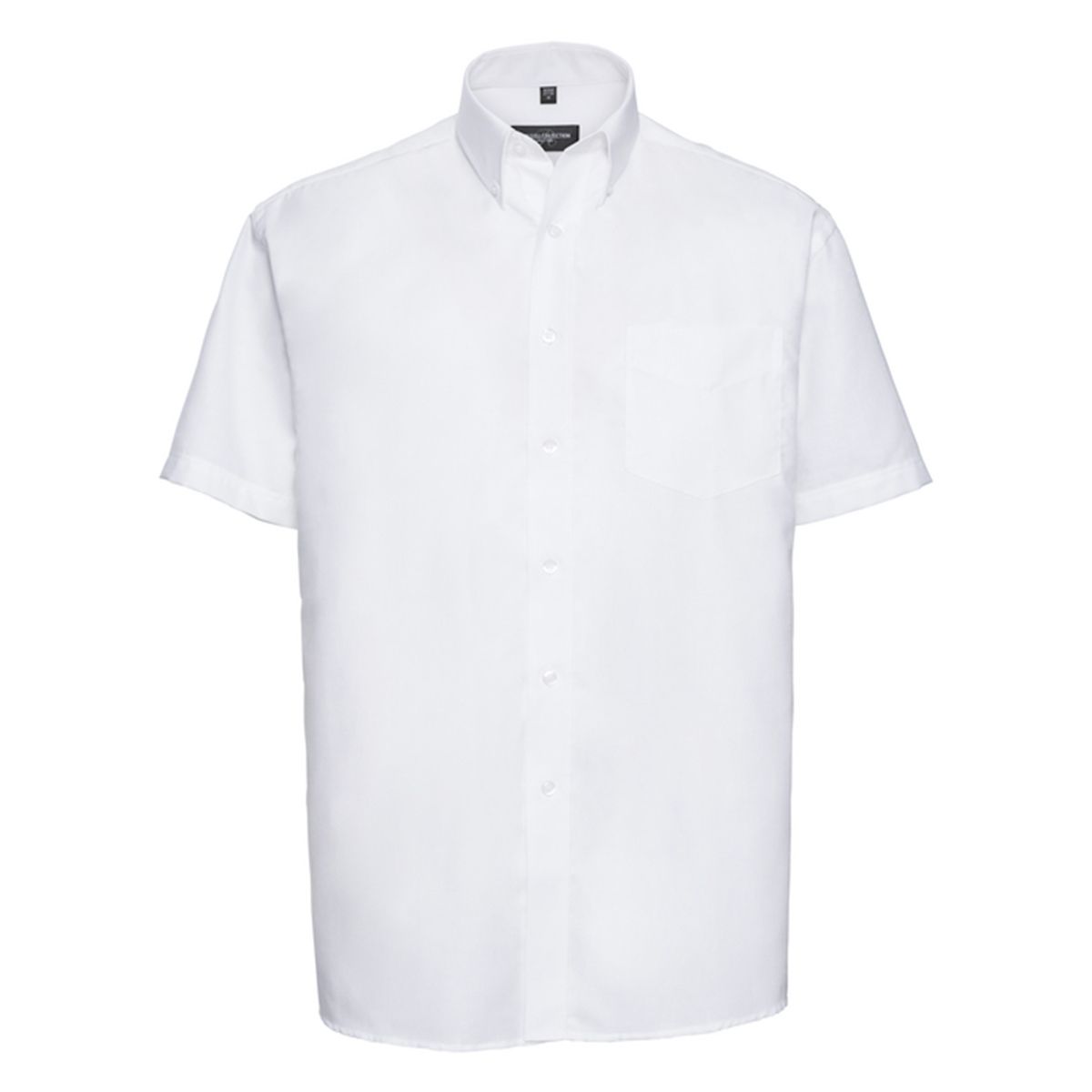 Kurzarm-Oxford-Hemd mit Button-Down-Kragen