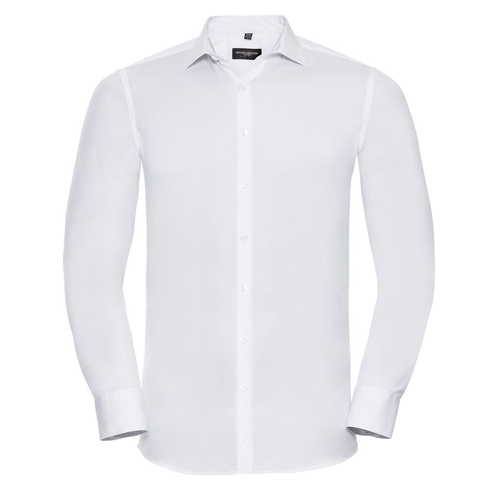 Slim-Fit Stretch-Hemd aus Baumwollmix