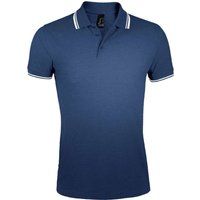 Piqué-Poloshirt mit Kontraststreifen