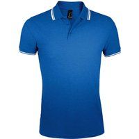 Piqué-Poloshirt mit Kontraststreifen