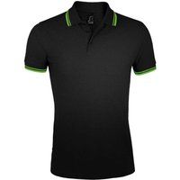 Piqué-Poloshirt mit Kontraststreifen