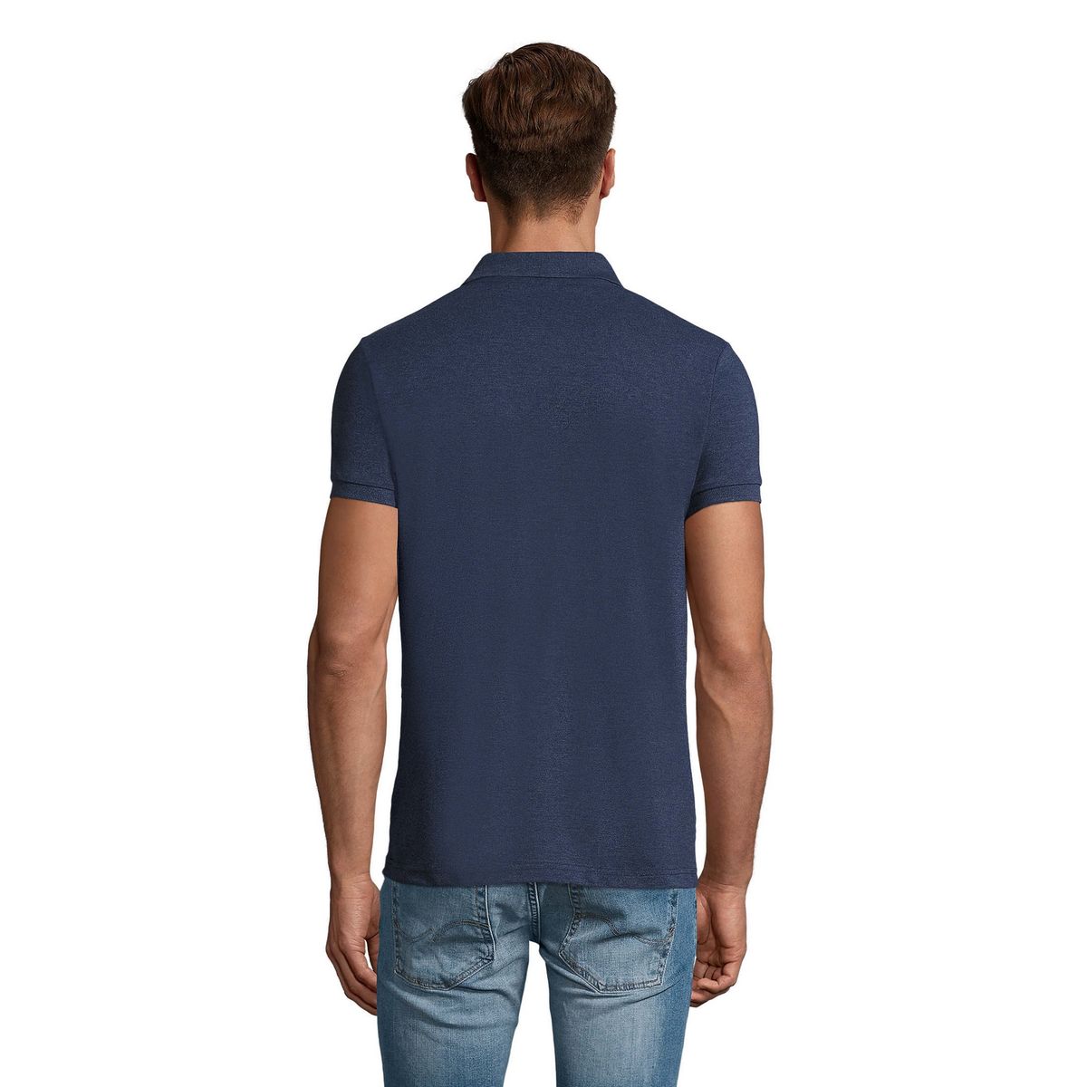 Klassisches Piqué-Poloshirt mit regulärer Passform