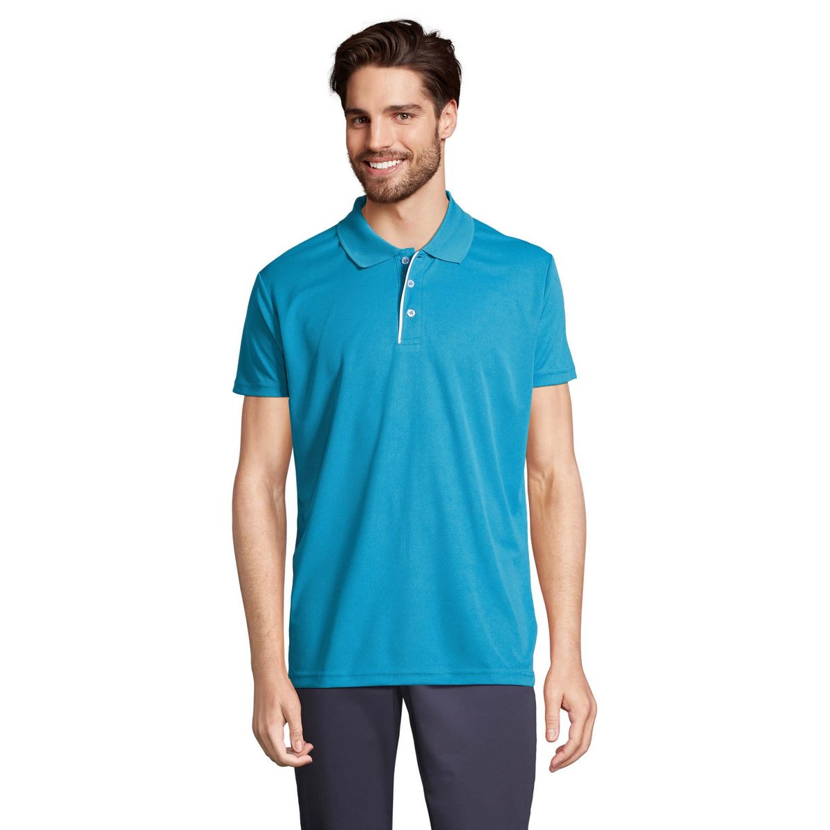 Kurzärmeliges Performance-Poloshirt