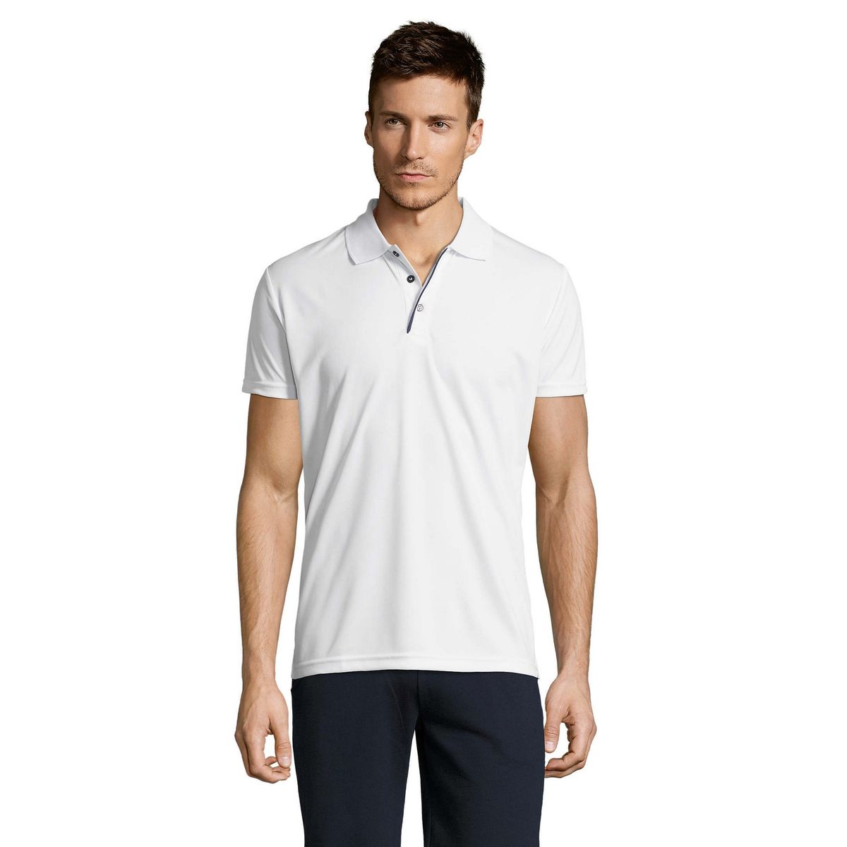 Atmungsaktives Performance Sport Poloshirt