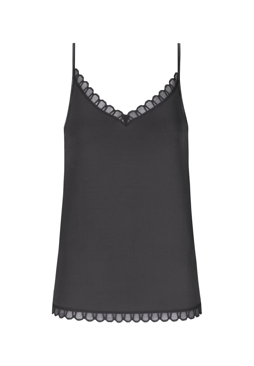 Camisole mit V-Ausschnitt und Spitze