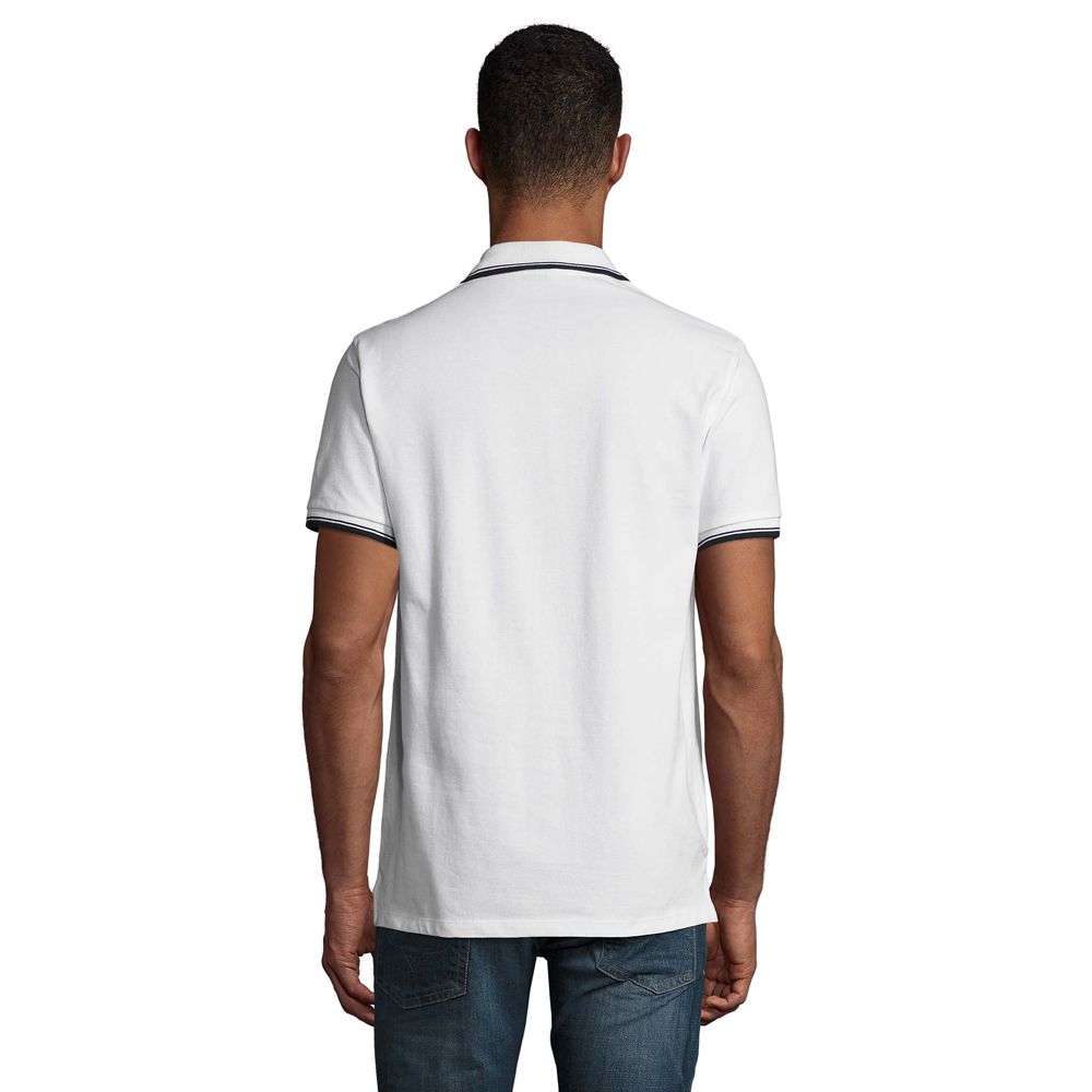 Piqué-Poloshirt mit Kontrast-Details