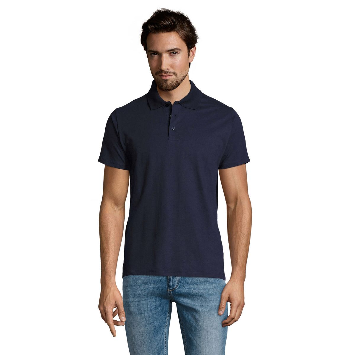 Klassisches Kurzarm-Poloshirt aus Baumwolle