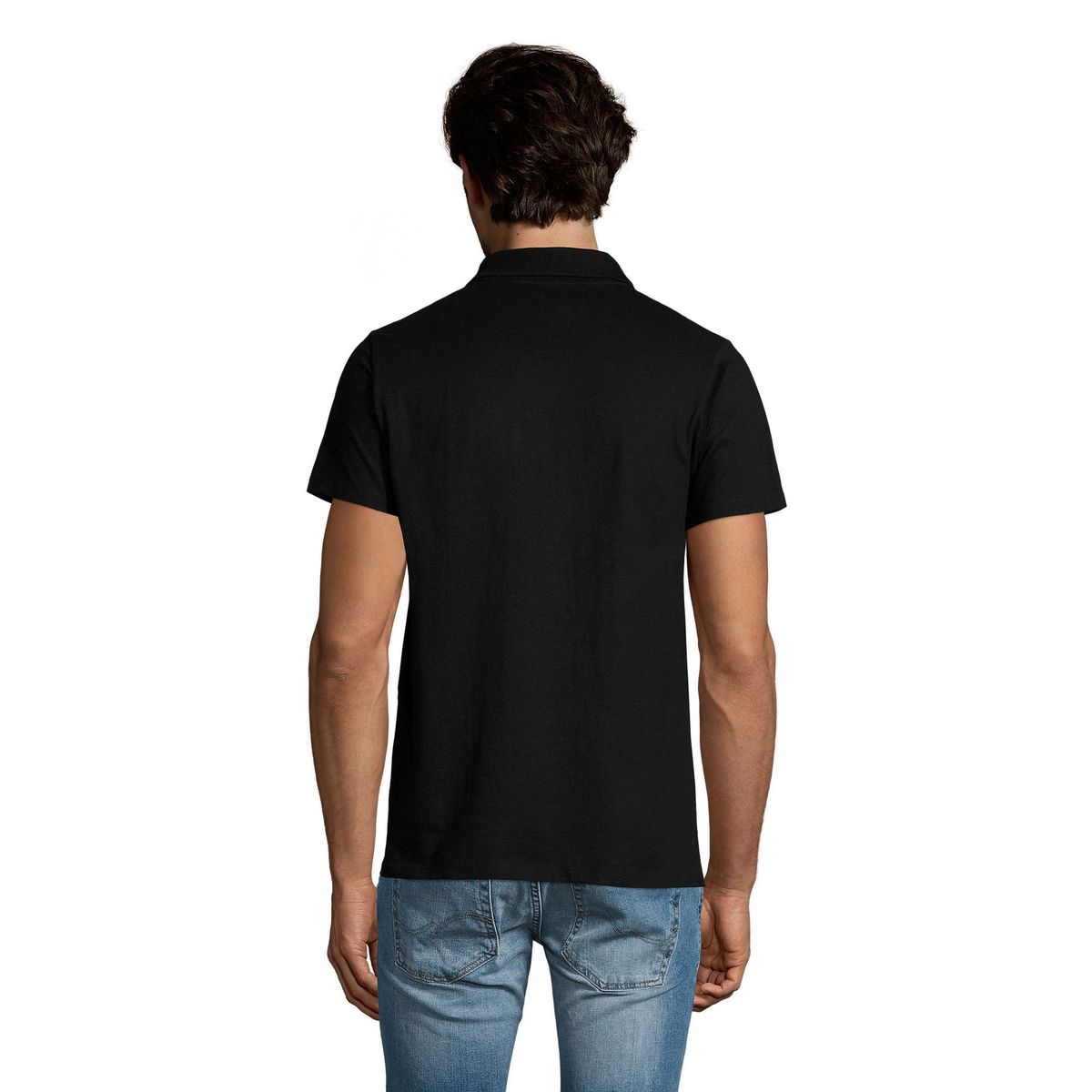Essentielles Baumwoll-Polo in Normalpassform