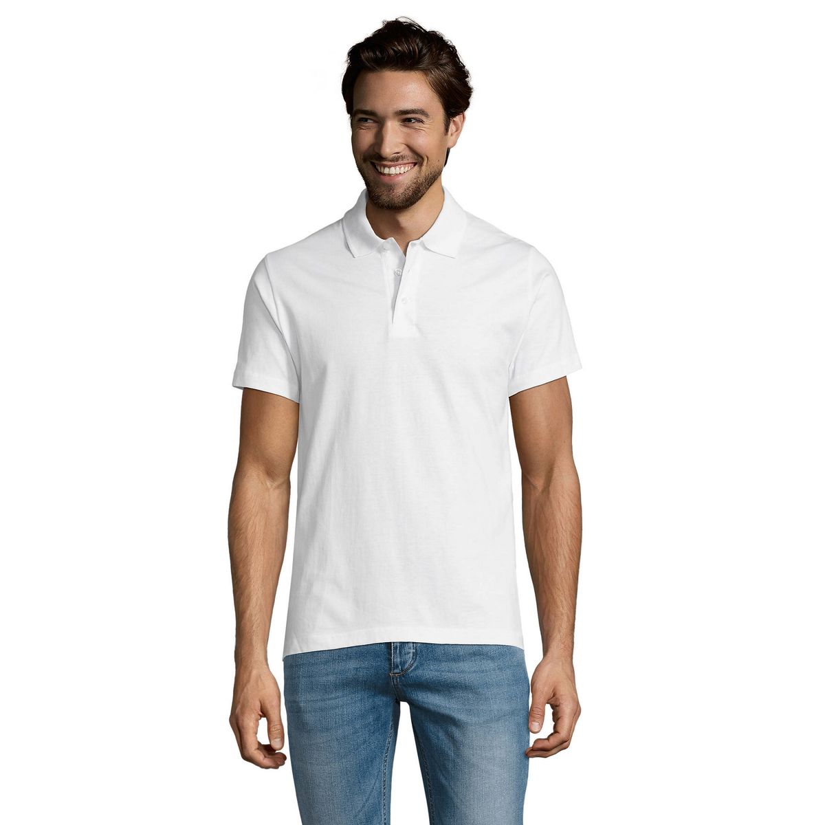Klassisches Kurzarm-Poloshirt aus Baumwolle