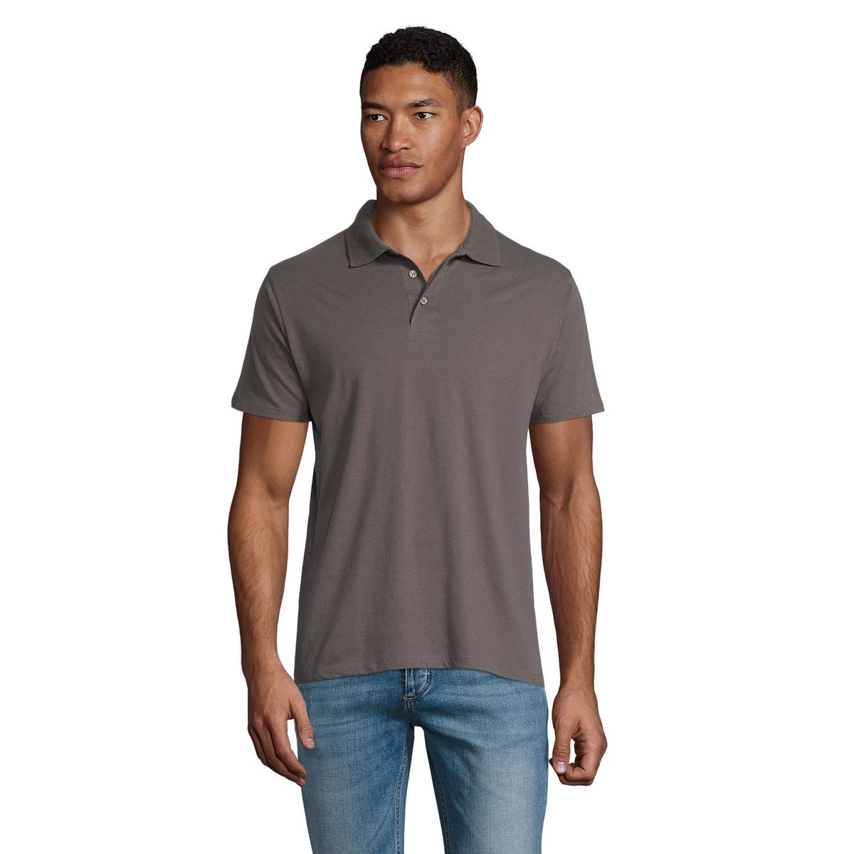 Klassisches Poloshirt aus Baumwoll-Jersey