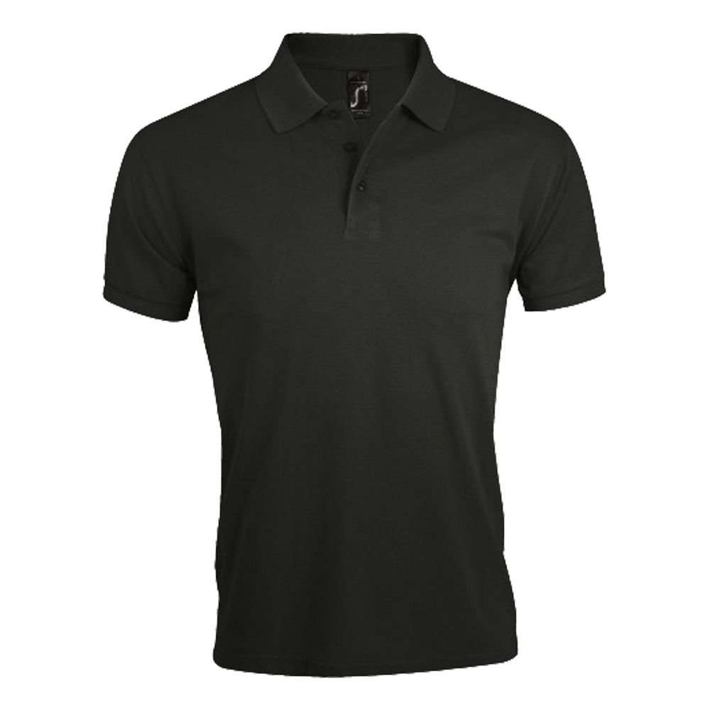 Klassisches Kurzarm-Polo mit Rippstrick