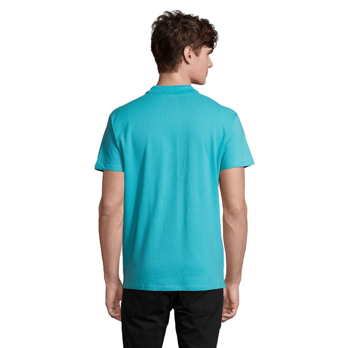 Klassisches Kurzarm-Jersey-Poloshirt