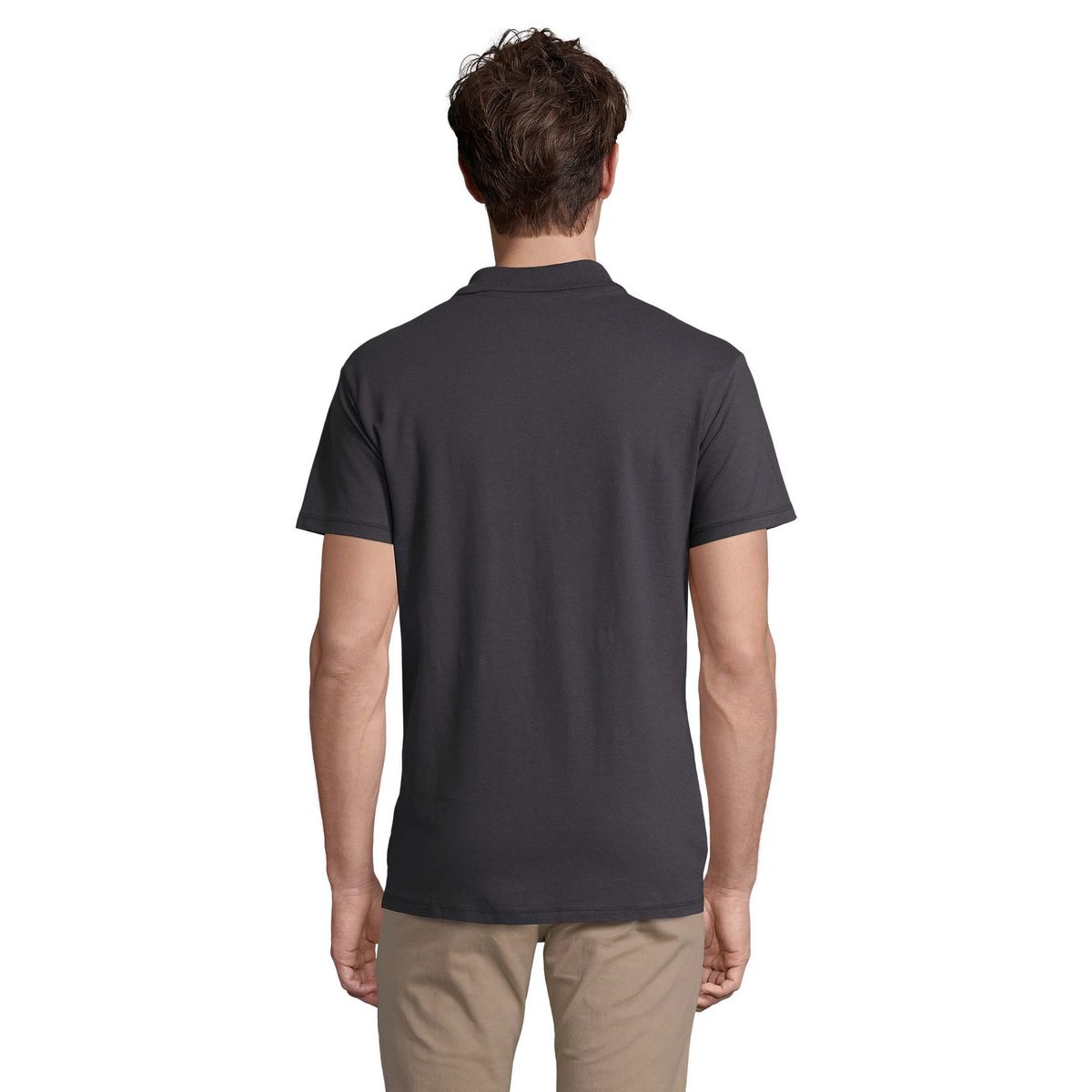 Klassisches Kurzarm-Jersey-Polohemd