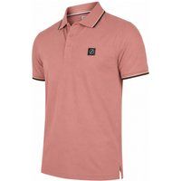 Klassisches Piqué-Poloshirt mit Kontraststreifen