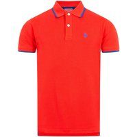 Baumwoll-Piqué-Polo mit Kontrastdetails