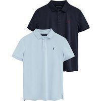 Kurzärmelige Slim-Fit Poloshirts