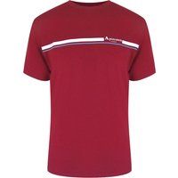 Gestreiftes Active Rundhals-Shirt