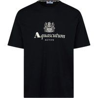 Baumwoll-T-Shirt mit Grafik-Logo