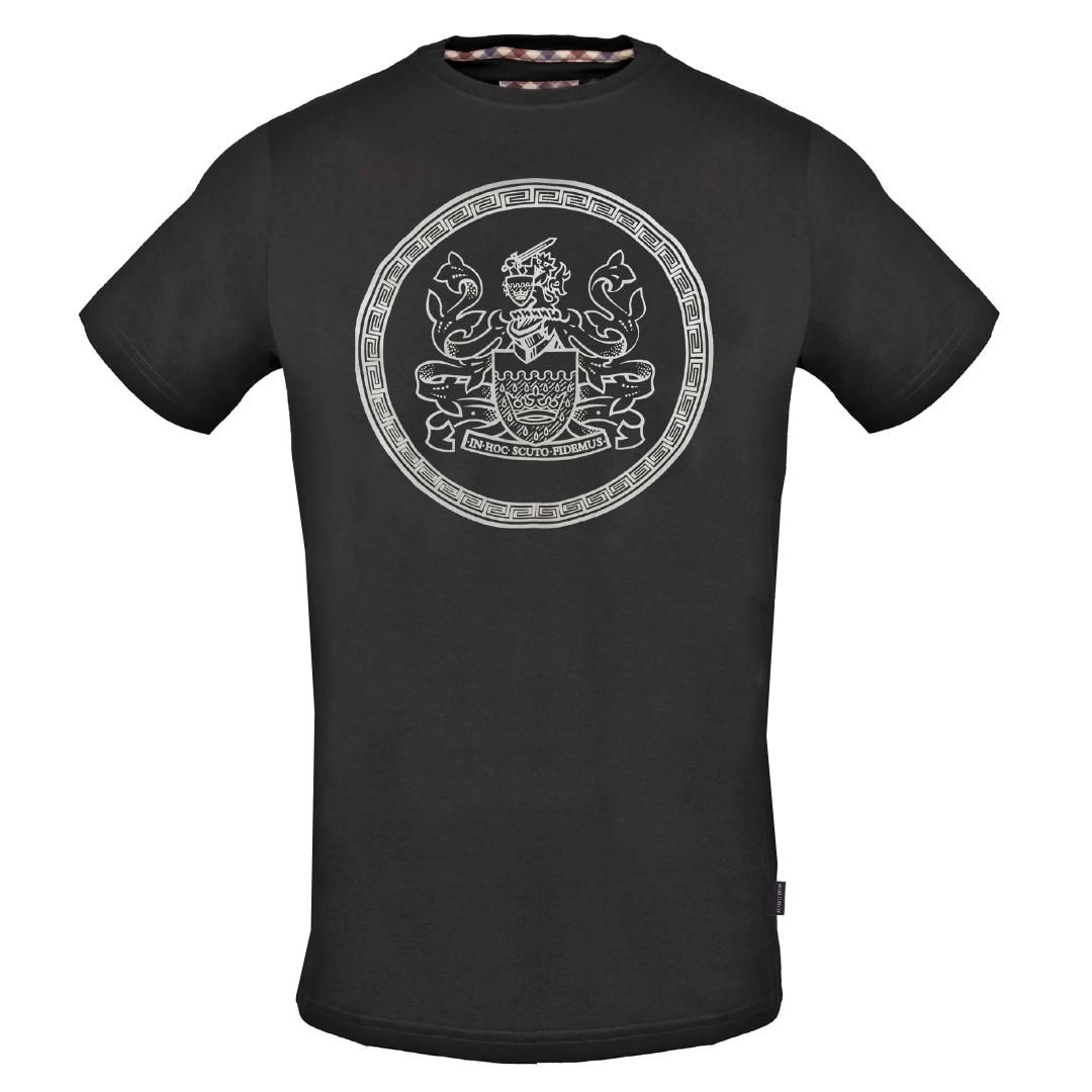 T-Shirt mit Rundhalsausschnitt und Kreislogo