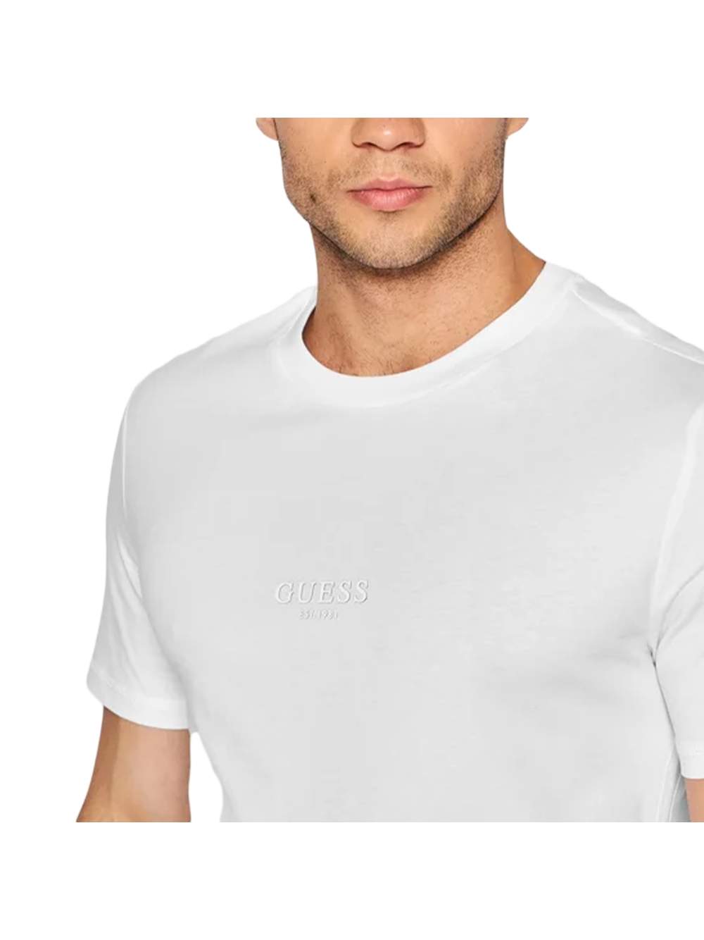 Minimalistisches Kurzarm-T-Shirt mit Logo