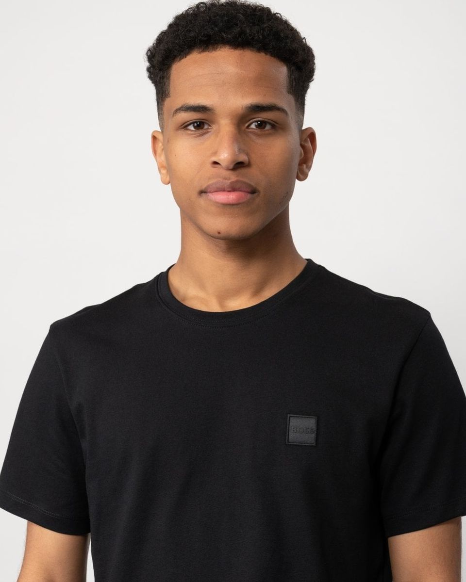 Lässig geschnittenes Baumwoll-Jersey-T-Shirt