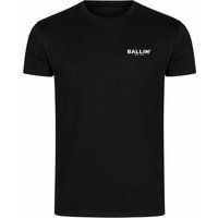 T-Shirt mit Welt-Rückenprint
